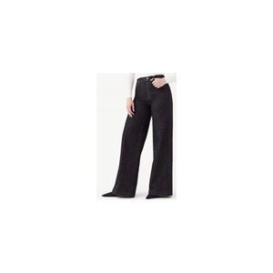 SPANX Black Wide-Leg High-Rise Jeans